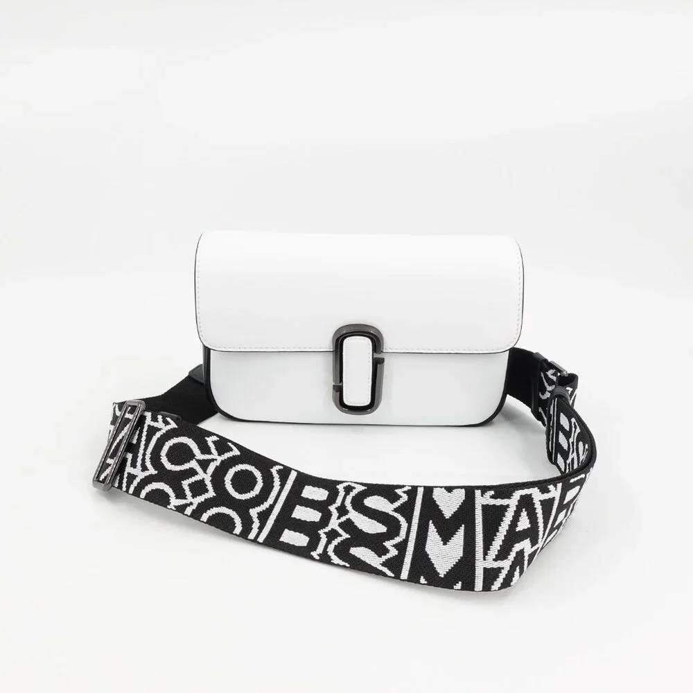 Marc Jacobs Women's The Bicolor J Marc Shoulder Bag White OS